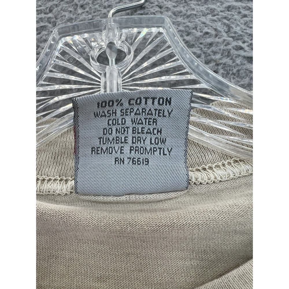 BADGER SPORTSWEAR‎ T Shirt CAYMAN ISLAND Men's XL US Single Stitch Beige READ - Picture 5 of 16